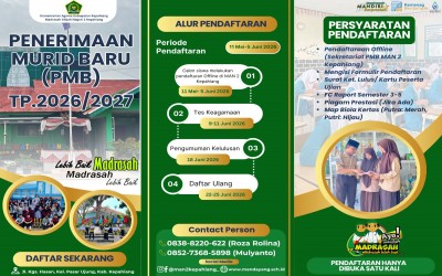 SPMB MAN 2 KEPAHIANG T.P. 2026/2027